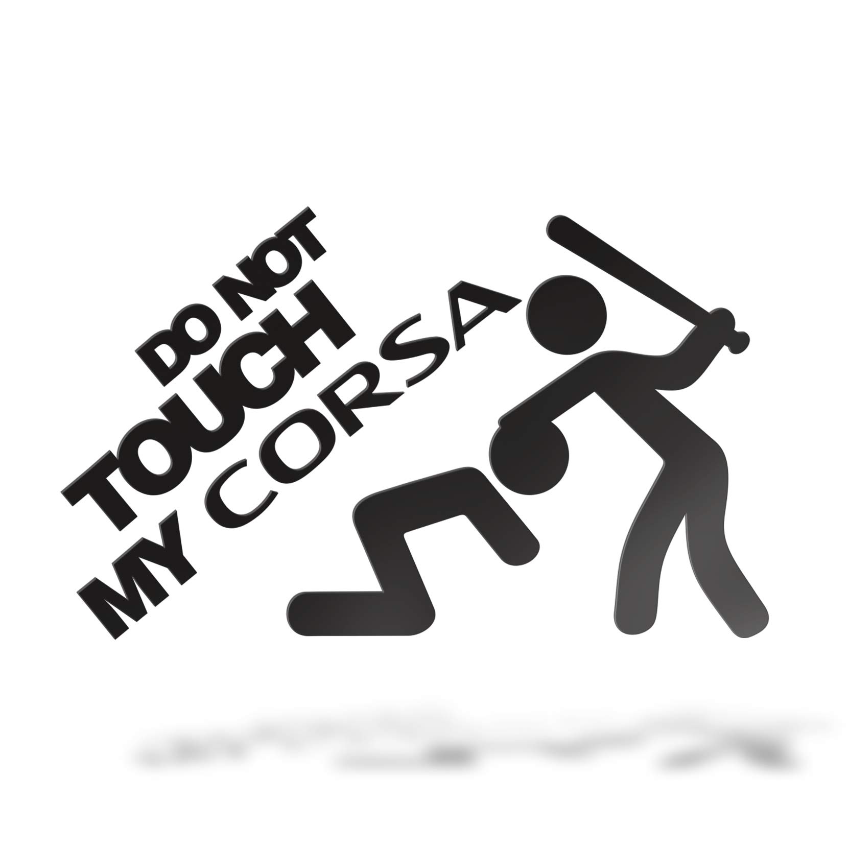 ERREINGE Sticker compatibile per OPEL DON'T TOUCH MY CORSA DUB JDM