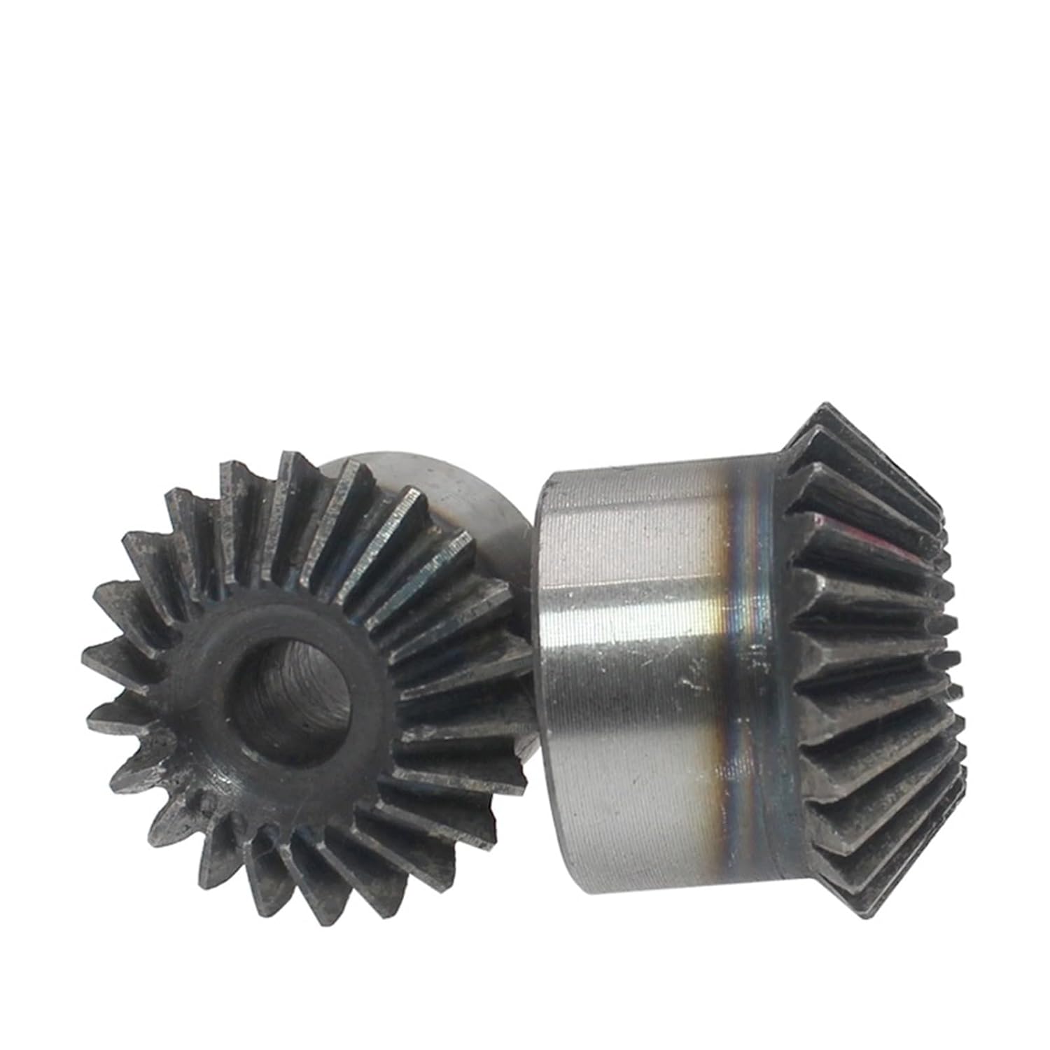 Bevel Gear 1M24T 90 Degrees Angle Hole Carbon Steel Transmission Ratio 1:1 Parts 1Pcs