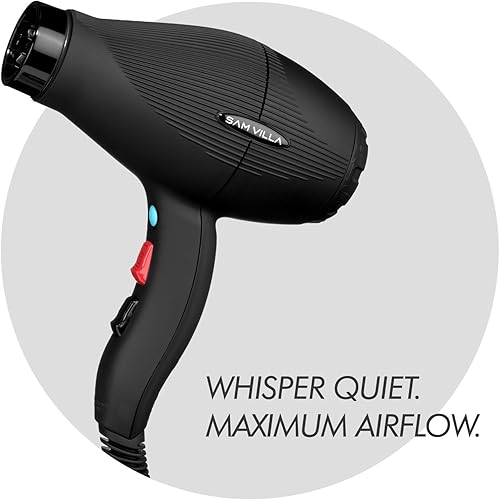 Miniatura 3 de Sam Villa Lightweight  Quiet Ionic Professional Hair Dryer With Variable Speed  Temperature