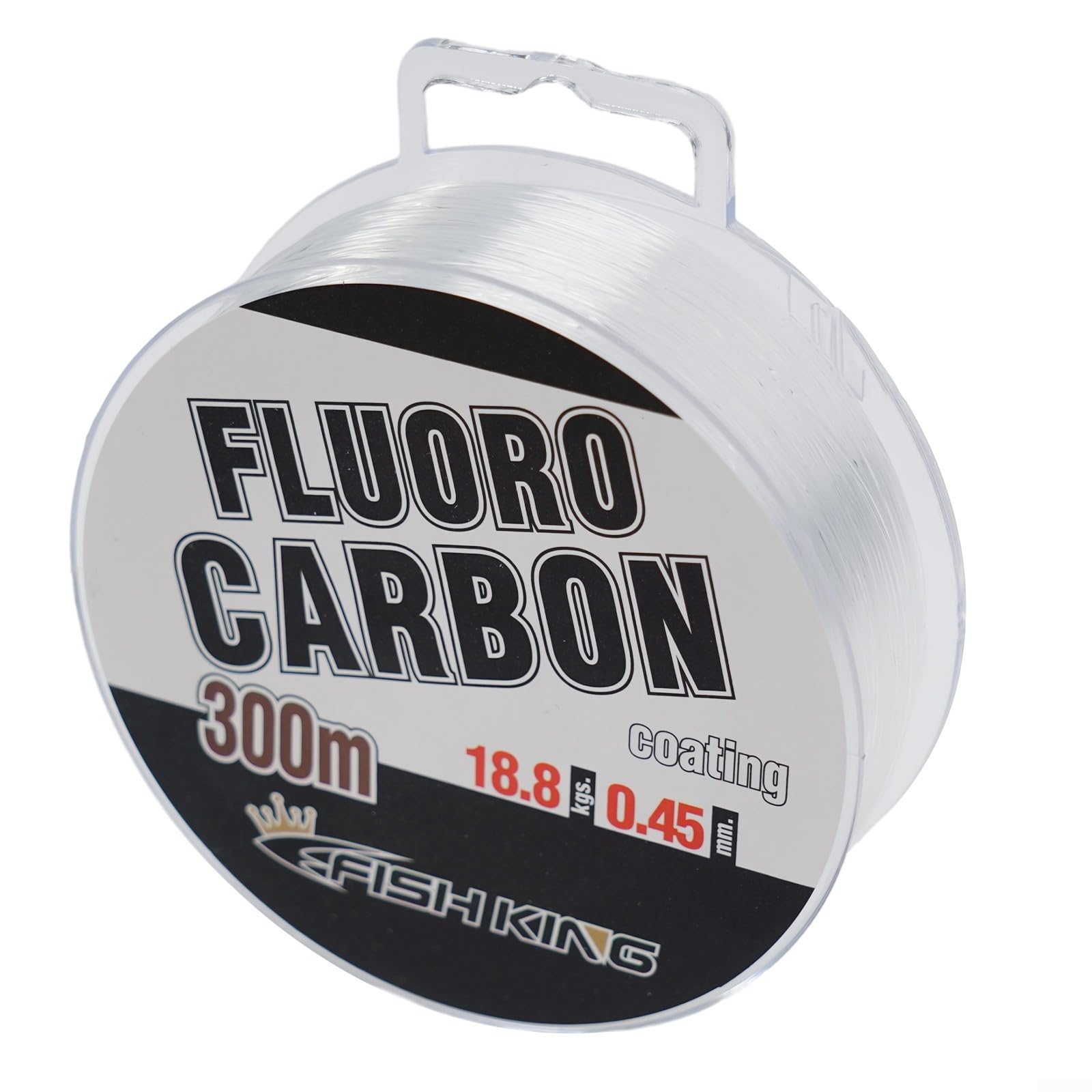 Lenza da pesca in fluorocarbonio, 300 m, invisibile, in fibra di carbonio, per acqua dolce e salata, resistente all'abrasione, filo per lenza da 0,3 a 0,5 mm