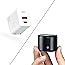 Powerfull Mini Bluetooth Speaker EWA A106 and 20W Fast Wall Charger (Dual Ports USB-C & USB-A) - Perfect Travel Kit