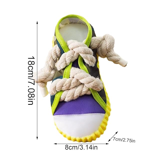 Foto 4 de 8 de SKUDA Juguete para Perros - Perro Squeaky Chews Zapatos Juguetes
