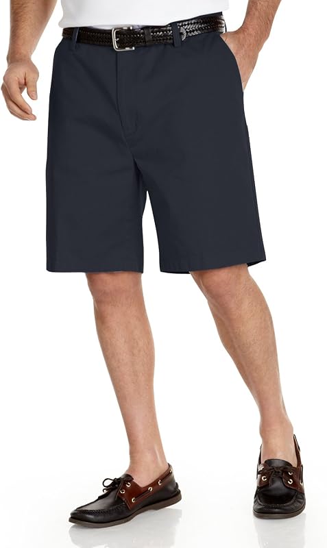 Men's Cotton Twill Flat Front Chino Short