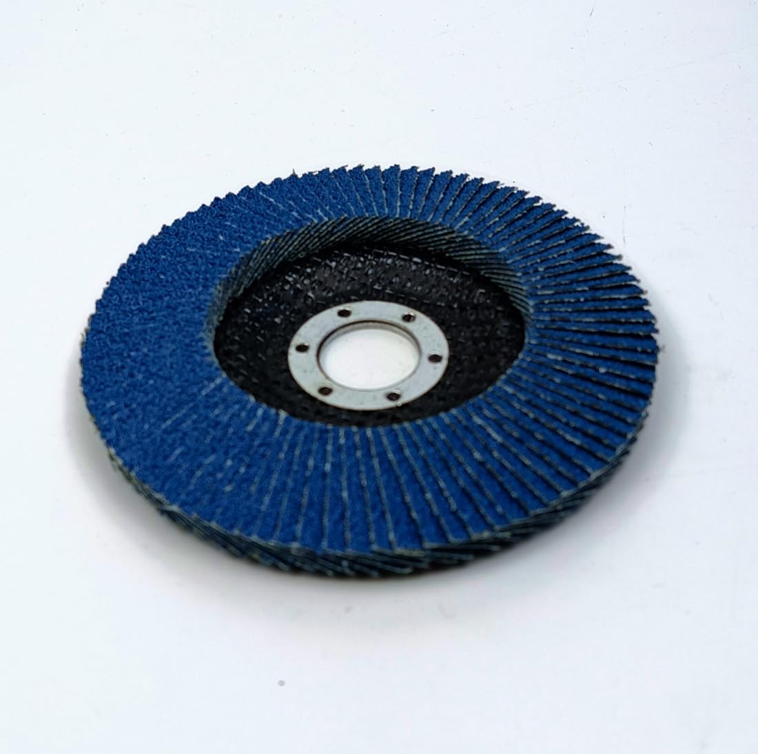 50x Profi Fächerscheibe 125mm K40 INOX Blau 90 Lamellen Extra Dick
