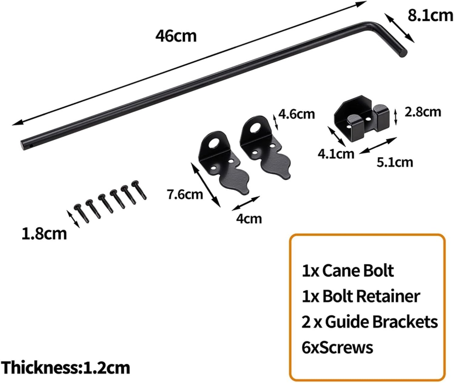 Steel Gate Floor Latch for Wood, PVC, Vinyl, Metal, Fences, Door Fittings, Gate Lock, Floor Slider, Sectional Door