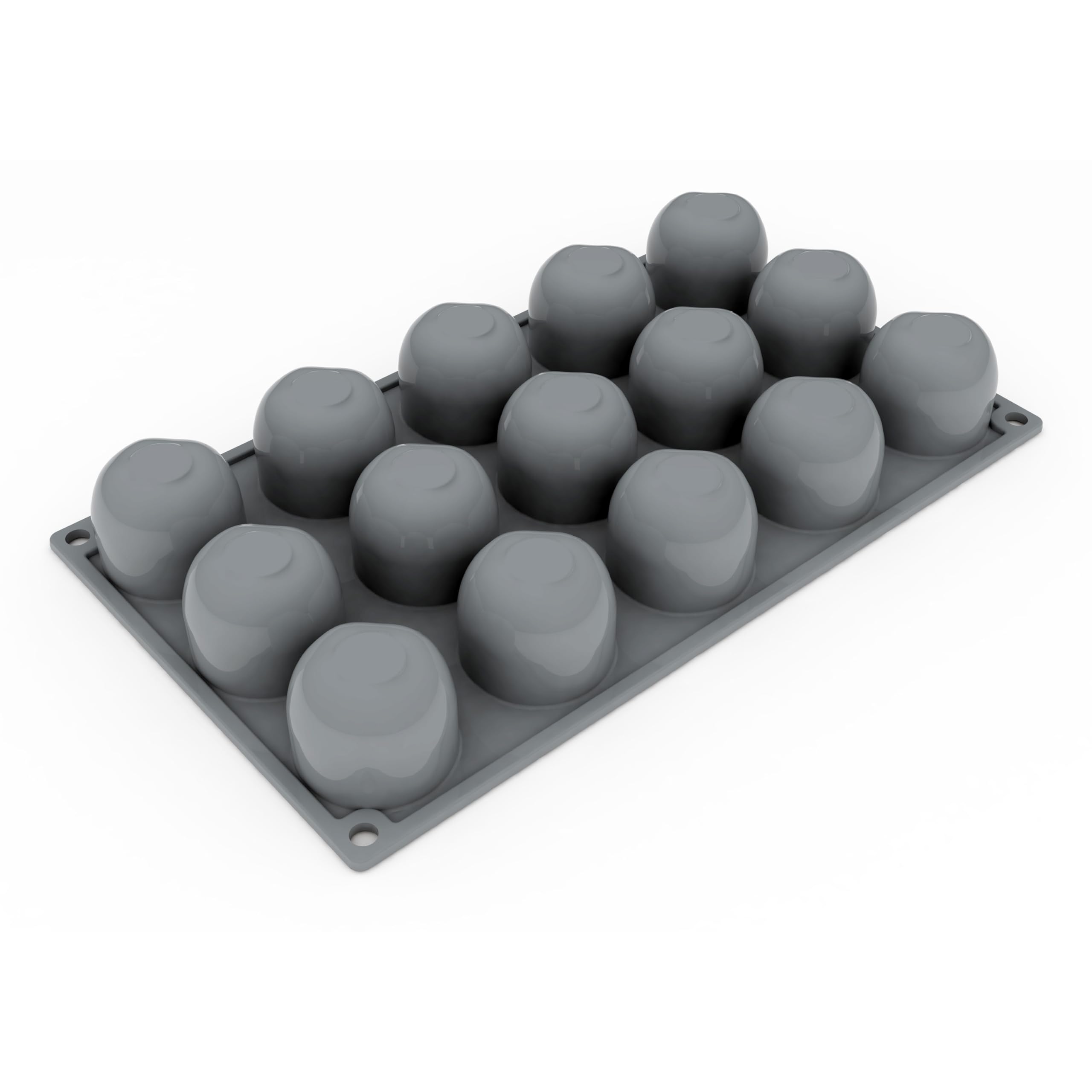 PAVONI Molde de Silicona Forma Manzana 15 cavidades 45x37.5 mm by Paulo Griffa