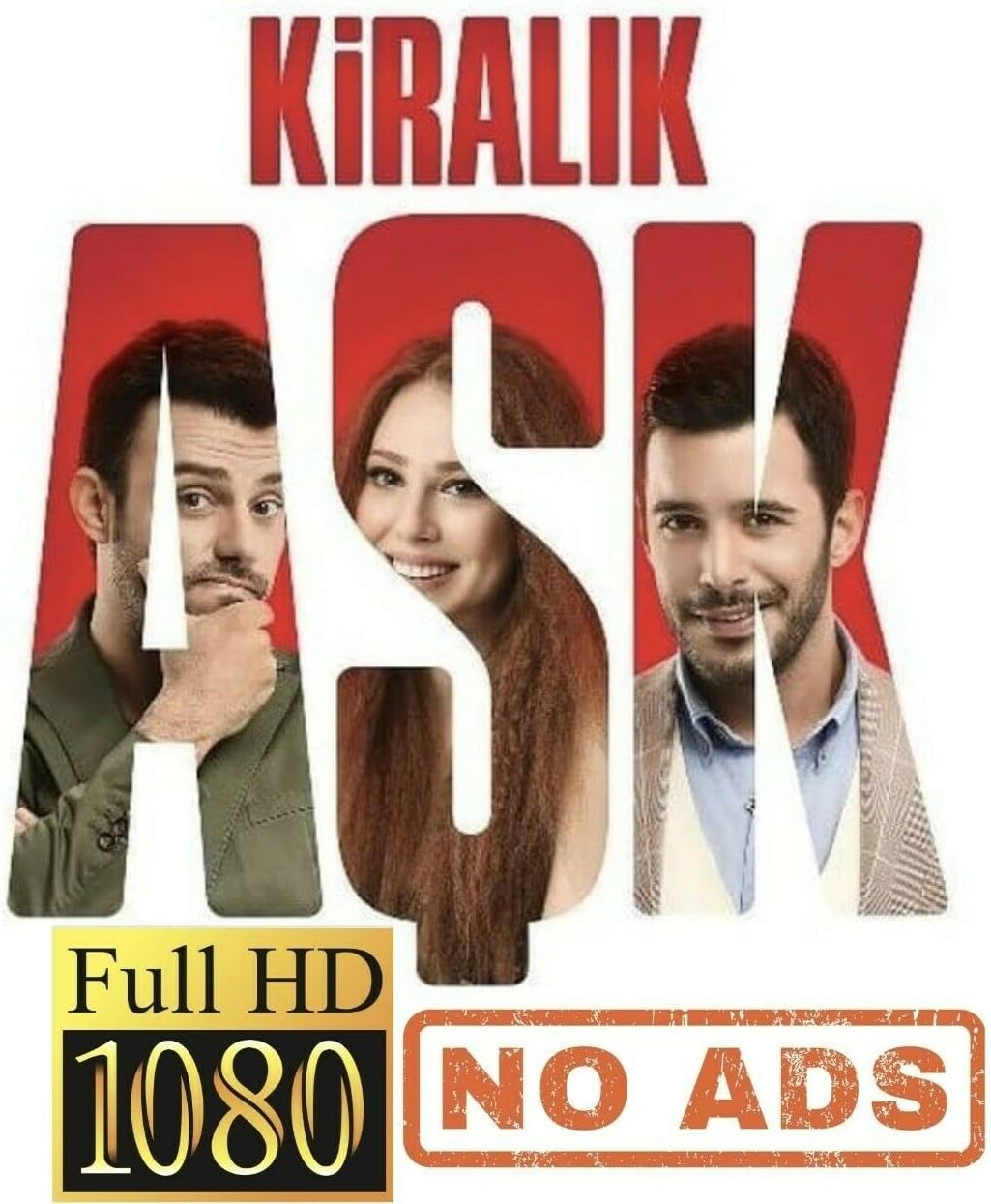 Kiralik Ask English Subtitles - Rental Love All Episodes Full 1080HD Complete Series on DVD/Elcin Sangu Baris Arduc Tv Series (USB Flash Drive)