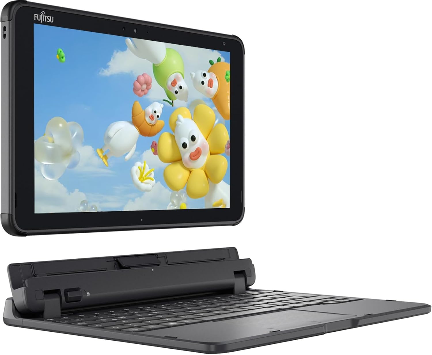 Fujitsu Stylistic Q5010 Touchscreen Tablet PC, 10.1" WUXGA(1920x1200) Display, Celeron N4020 Processer(1.1 GHz-2.8 GHz), 4GB RAM, 64GB SSD, IPS, Japanese Keyboard, Windows 11 Pro (Renewed)