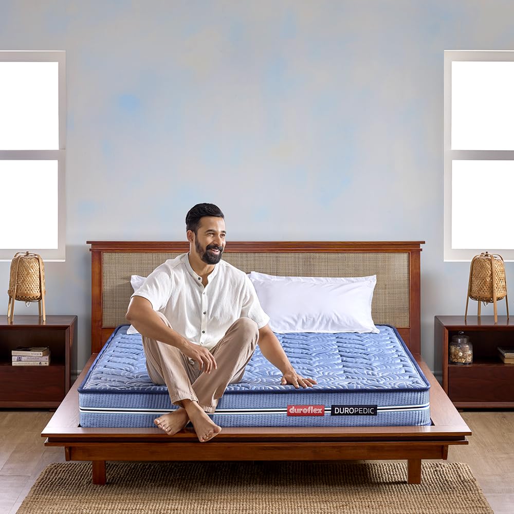 duroflex Up Right - Duropedic with Doctor Recommended |5 Zone Dual Density Orthopedic Support Layer |5 Inch Queen Size PU Bonded Foam Mattress, (75x60x5 Inch)