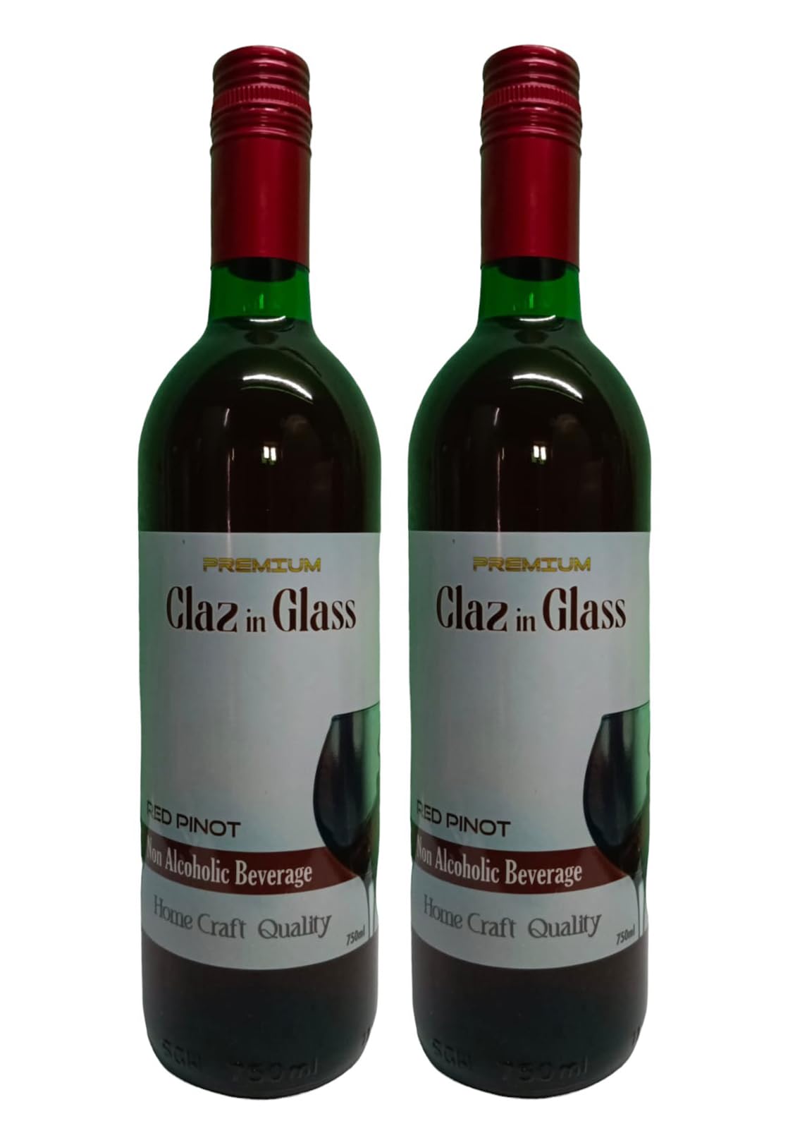 Claz in Glass Red WINE Pinot Non-Alcoholic Aged Red Wine | No Added Flavour & Colour | Premium Aged Alcohol Free Drinks (750ml) Pack of 2 (B0CX1GMXFX) Amazon Price History, Amazon Price Tracker