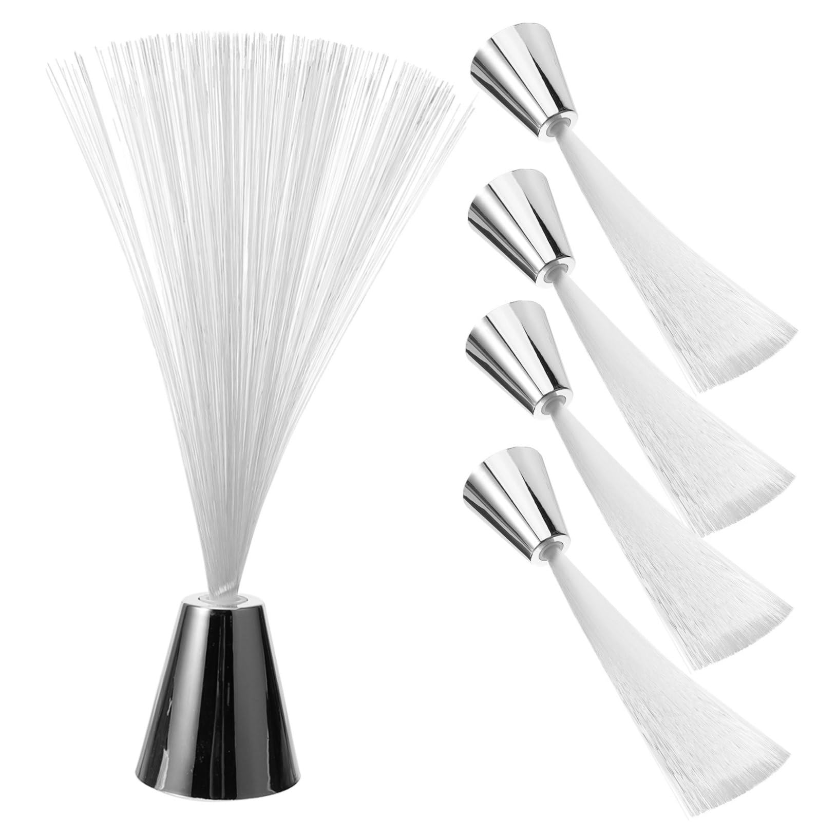 ARTIBETTER 5pcs Multicolor Fiber Optic Lamp Gypsophila Light for Holiday Wedding Centerpiece Easy to Use No Batteries Required Creates Warm Atmosphere for Home Decor