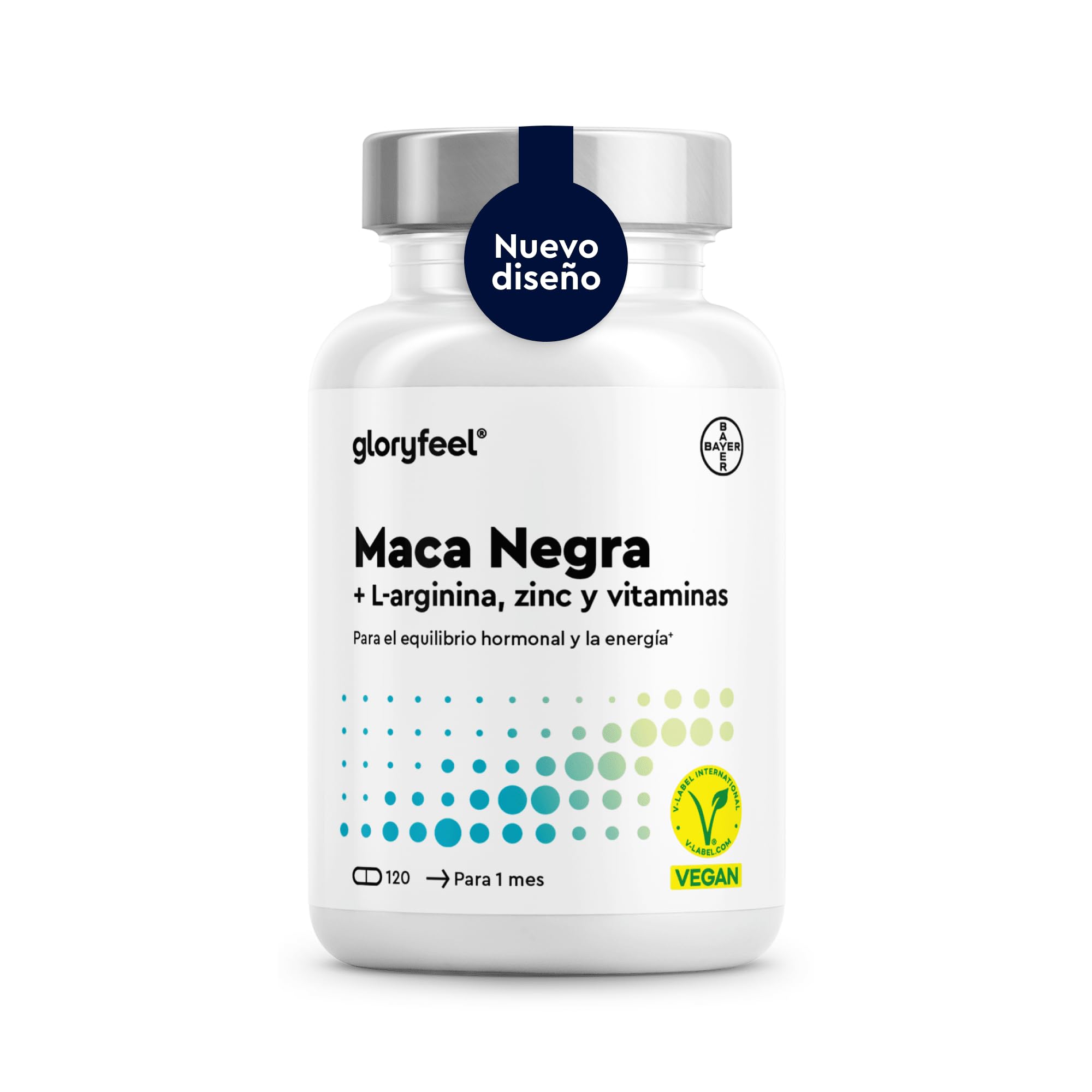 Maca Negra 27000mg (20:1) + L-Arginina, Vitamina C, B6 y Zinc - Potencia Energía y Vitalidad - Maca Peruana en dosis altas - Vegana, Probada en laboratorio en Alemania, Sin aditivos