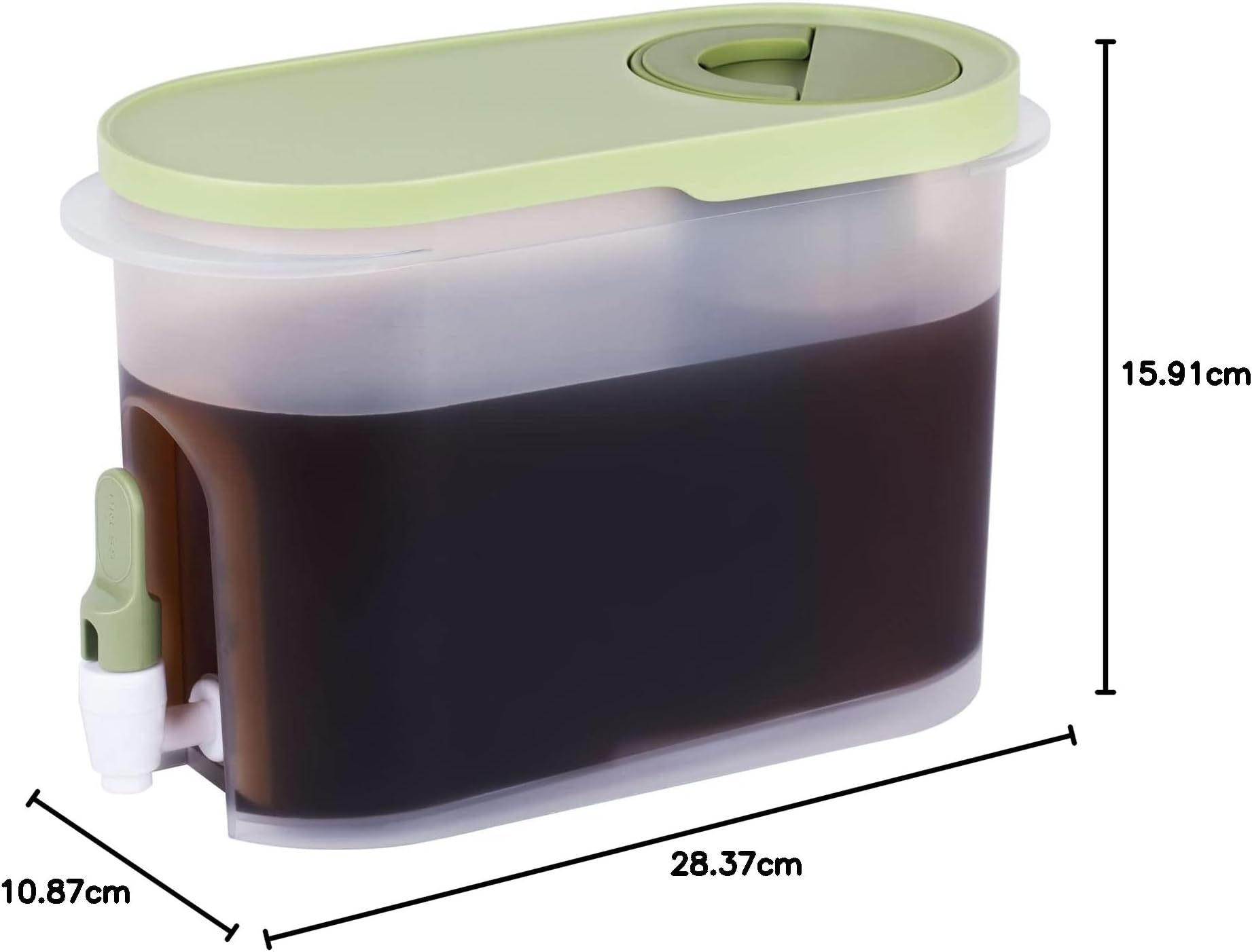 Cold Brew Coffee Maker, Baraiser 1 Gallon Iced Coffee Maker with Ultra-fine Mesh Steel Filter and Spigot