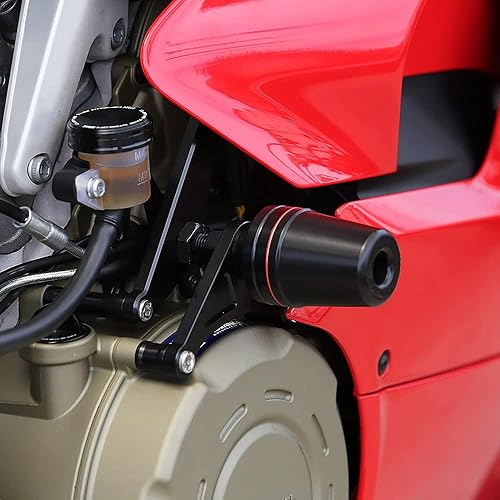 Miniatura 8 de Carcasa de aluminio CNC para motocicleta, protector de choque del motor, protector deslizante para protección contra caídas, compatible con Ducati