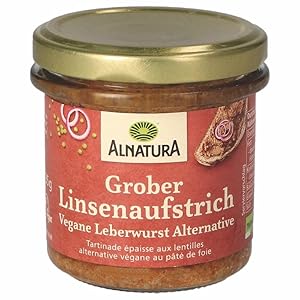 Alnatura Bio Linsenaufstrich grob, 135 g