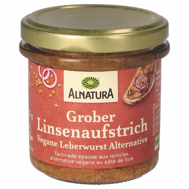 Alnatura Bio Linsenaufstrich grob, 135 g