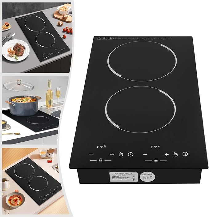 Estufa Eléctrica de 2 Puestos, 4000W, 110V miniatura 3