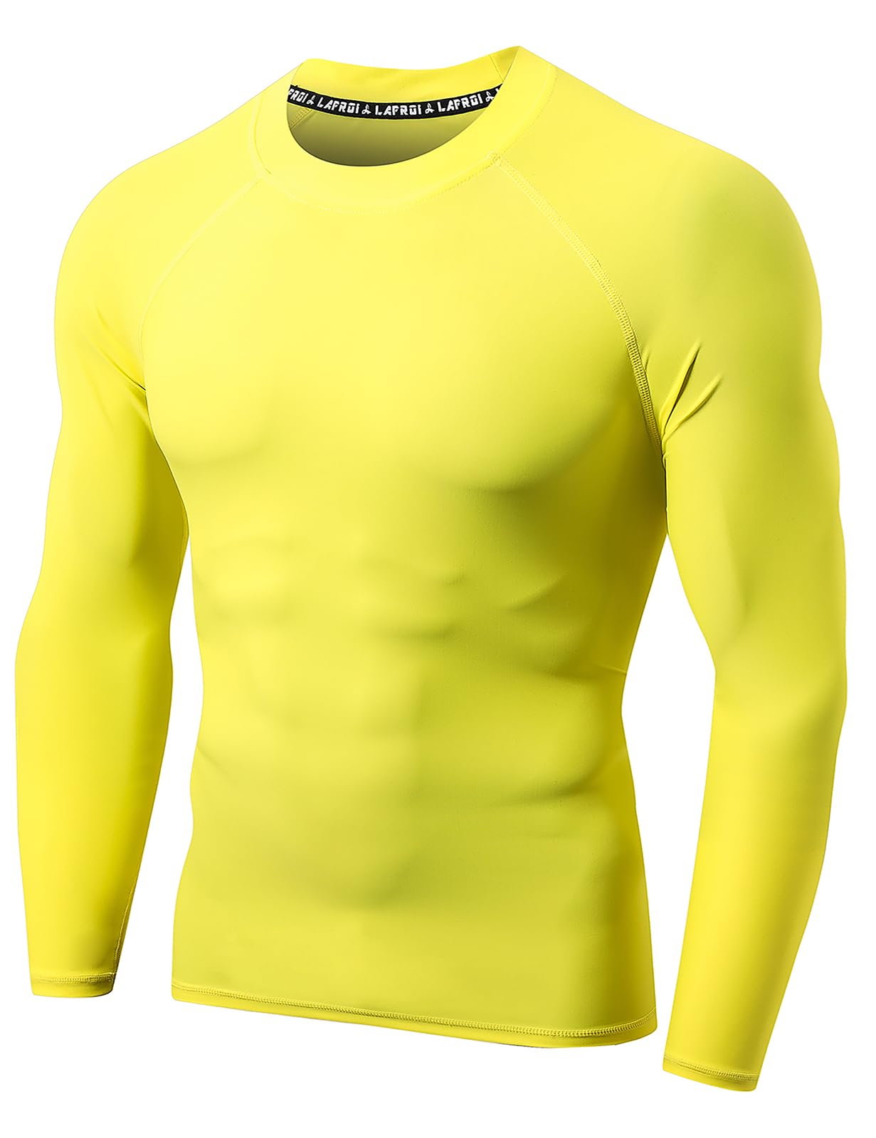 LAFROI Herren Langarmshirt UPF 50+ Kompression, BJJ, Schwimmen, Rashguard