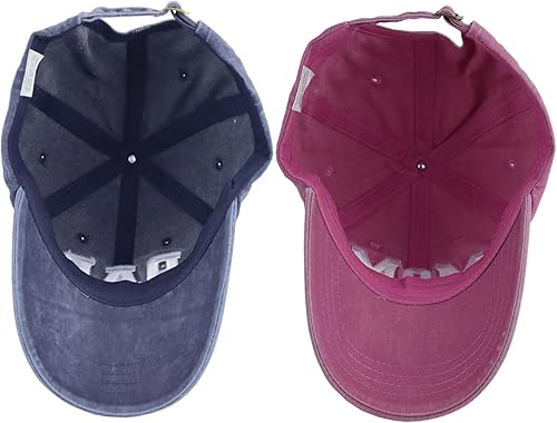 Miniatura 5 de Sombreros para papá y mamá para hombres y mujeres, bordados en 3D, ajustables, de algodón lavado, para el día de la madre, cumpleaños, gorras de