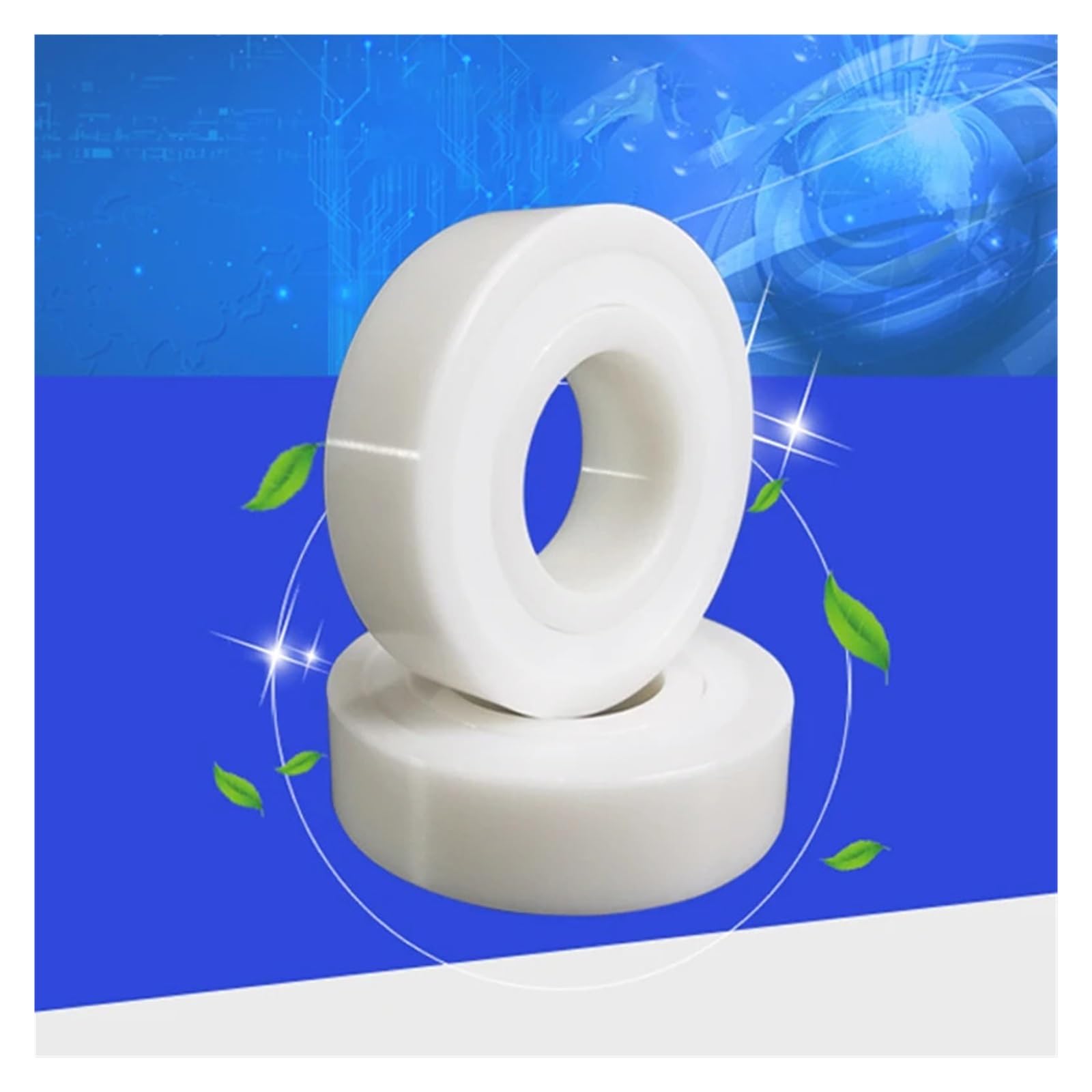 Roulements en céramique, 1 pièce de céramique zircone ZrO2 2RS Double Face scellée 6800 6801 6802 6803 6804 6805 6806 6900 6901 6902 6903 6904-6906(6800 2RS 10x19x5mm)