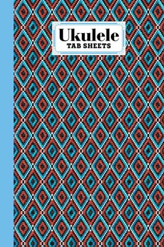 Ukulele Tab Sheets: Ukulele Chord Diagrams / Blank Ukulele Tablature Notebook With Rhombus Cover by David Garcia