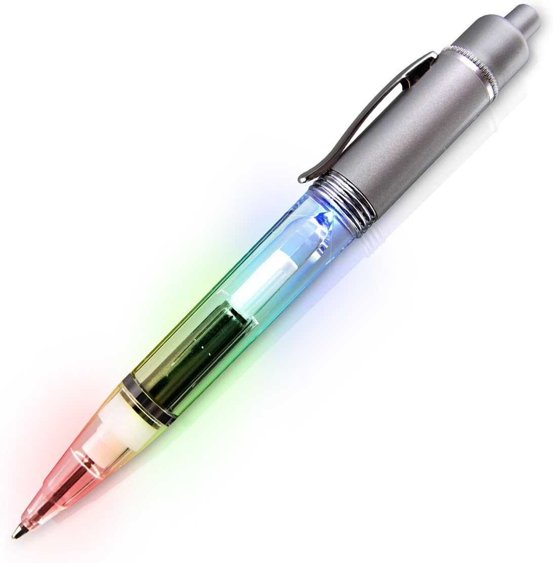 FlashingBlinkyLights Color Changing LED Rainbow Light Up Pens (Set of 12)