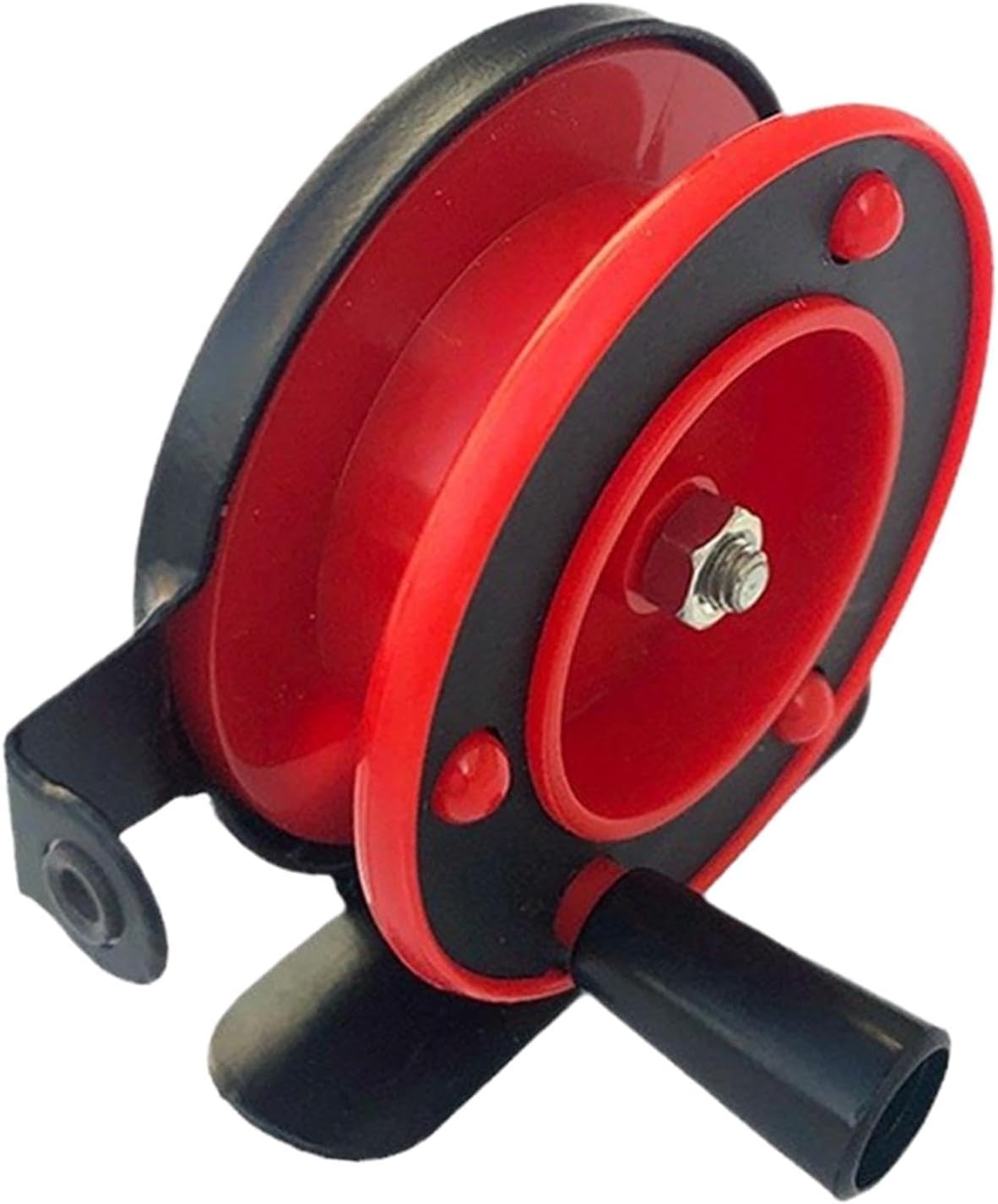 Fonowx Mini Ice Fishing Reel Right Handed Wear Resistant PP Portable Front Fishing Tools