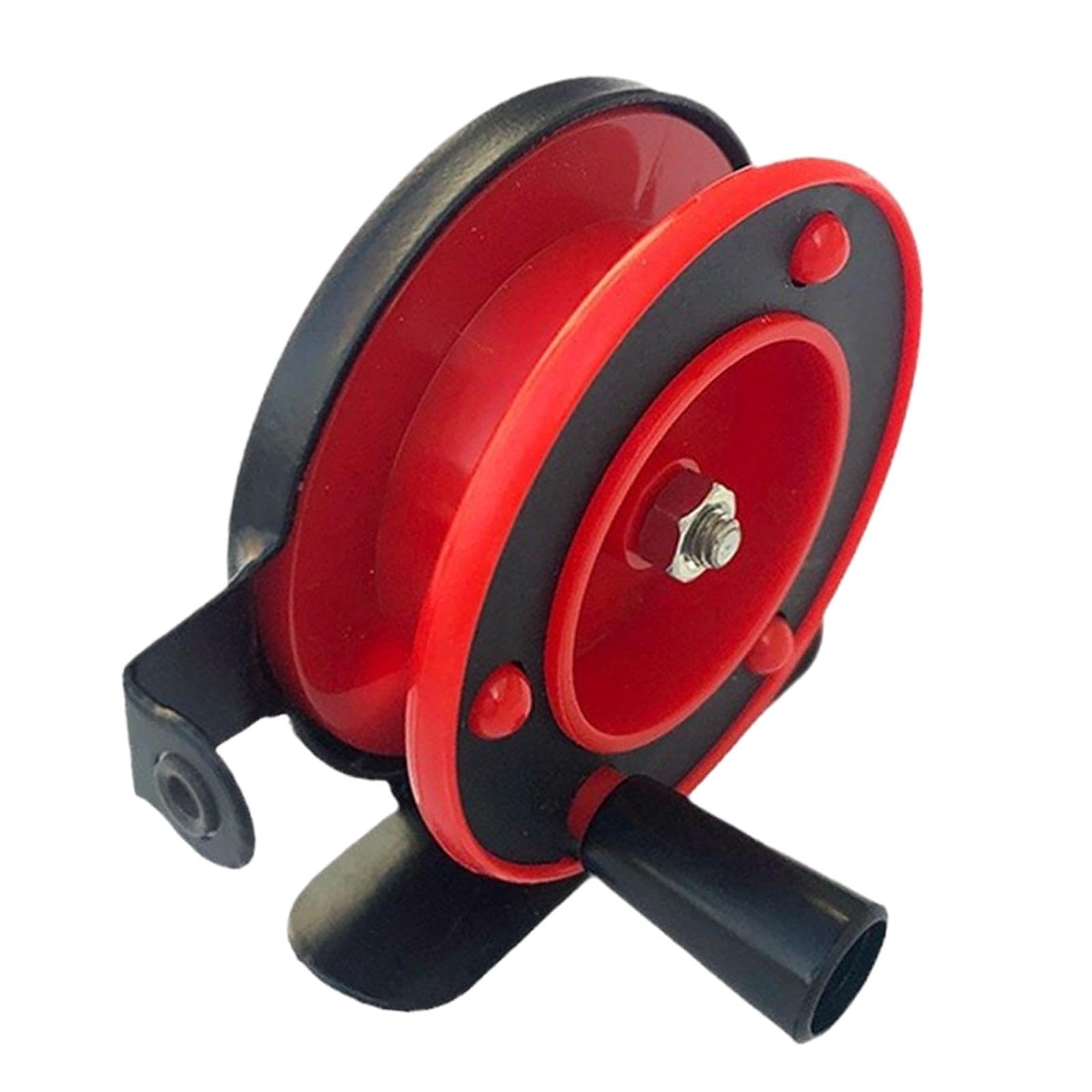 predolo Mini Ice Fishing Reel, Front Baitcasting Reel for Men, 5cm, Right Hand, for Lake, River, Ice Fishing Accessories