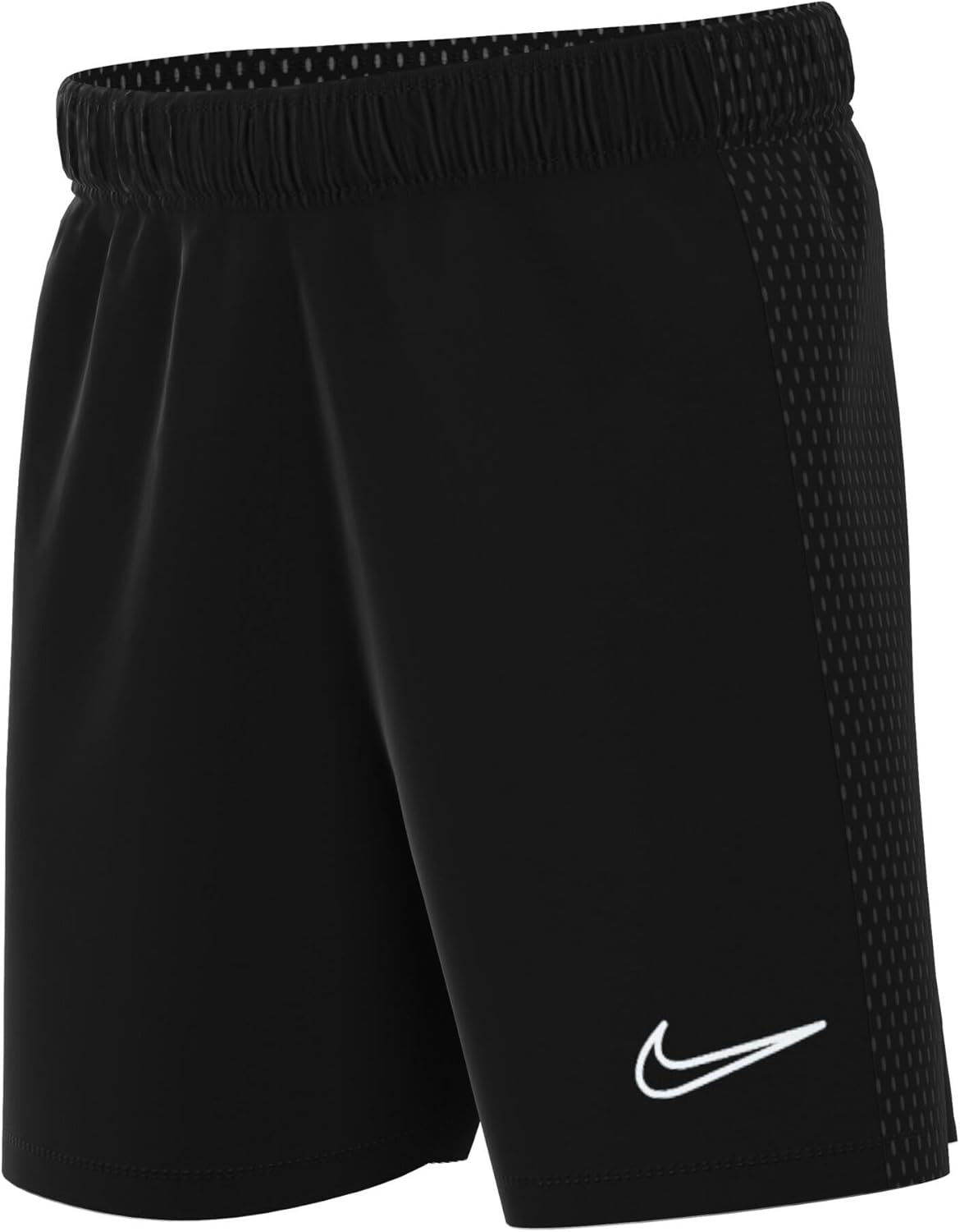 Nike Dri-FIT Academy23 Kids' Soccer Shorts (Black/White/Black/White, DX5476-010) Size Small