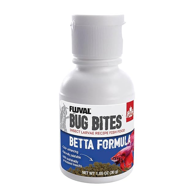 Fluval Bug Bites Betta Fish Food Granules for Small to Medium Sized Fish 1 05 Oz