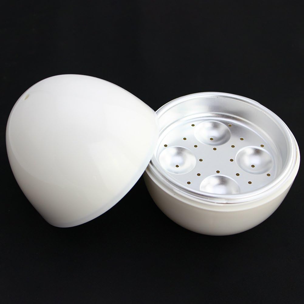 Eggs Boiler Cooker,Egg Boiler Poacher Electric Cooker with Steamer Attachment for Perfect Soft and Hard Boiled Eggs