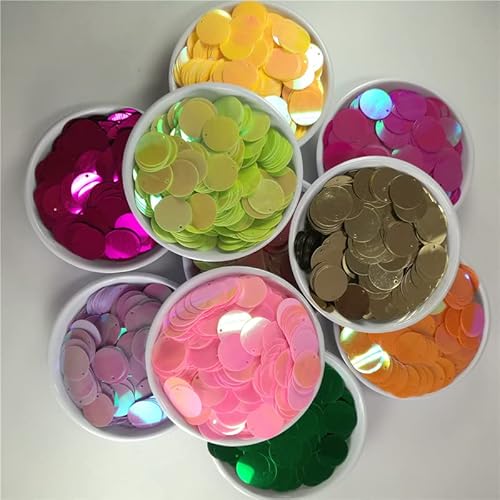 250pc 20mm Rosa Rosso Blu Giallo Viola Arancione