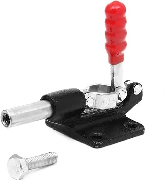 4 PCS Push Pull Adjustable Toggle Clamp, Quick Release Hand Tool for Woodworking, 500Lbs Holding Capacity Toggle Latch, GH-305C Stroke Clamp for Welding, 32MM