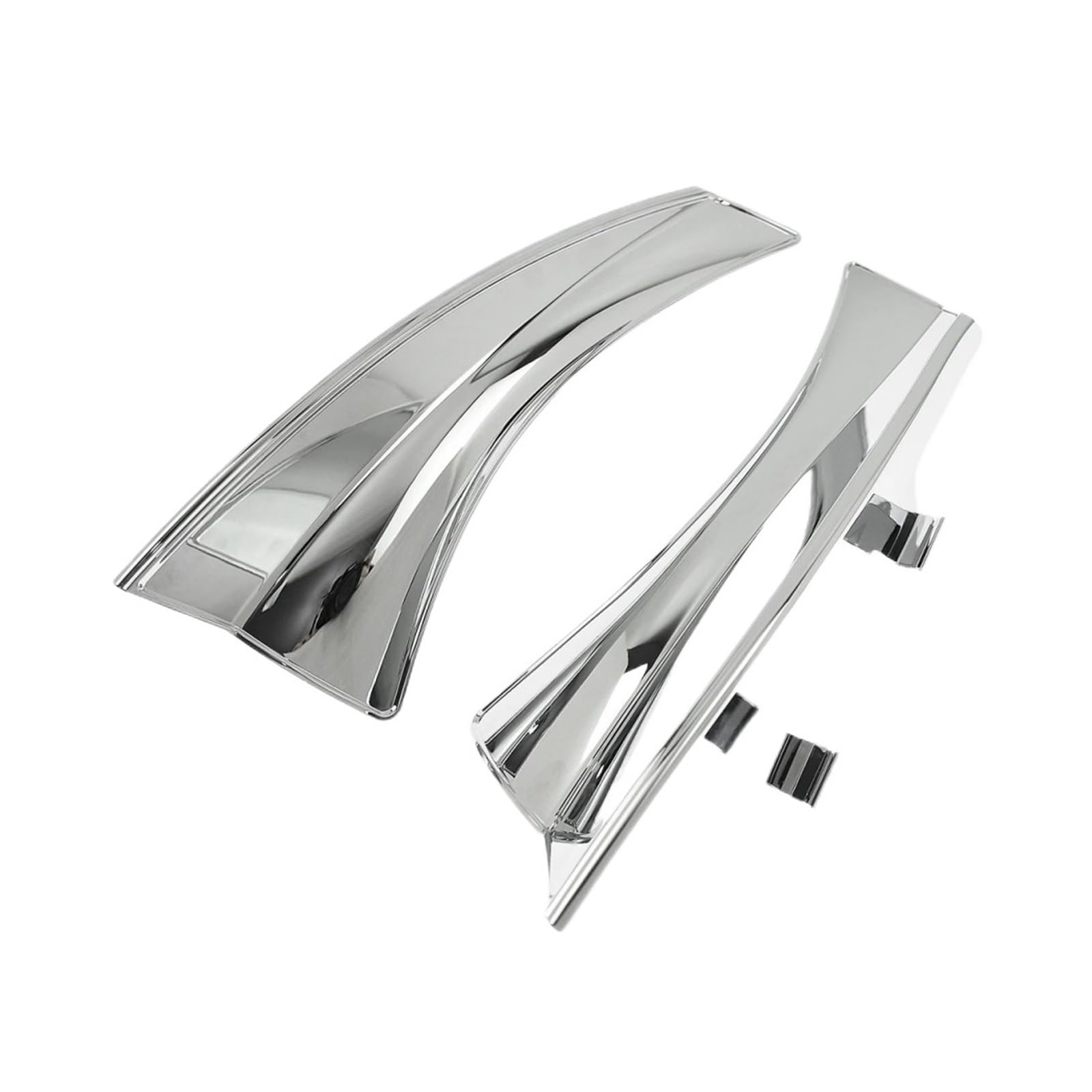 Deflector de aire cromado para chasis de Victory 2010-2016 y abrazadera de escape 8