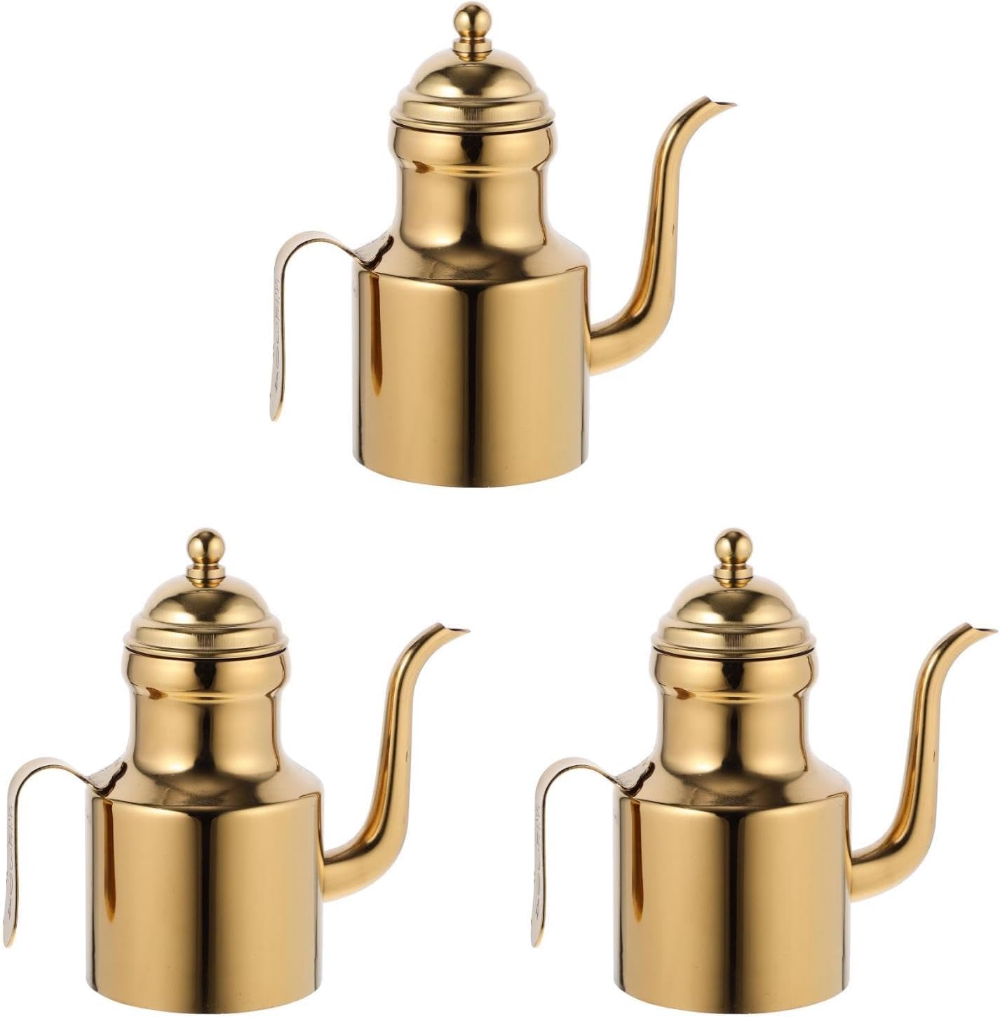 Cabilock Grease Container with Long Spout and Large Curved Handle for Kitchen Oil Storage and Bacon Grease Safe Material Oil Dispenser for Cooking and Frying