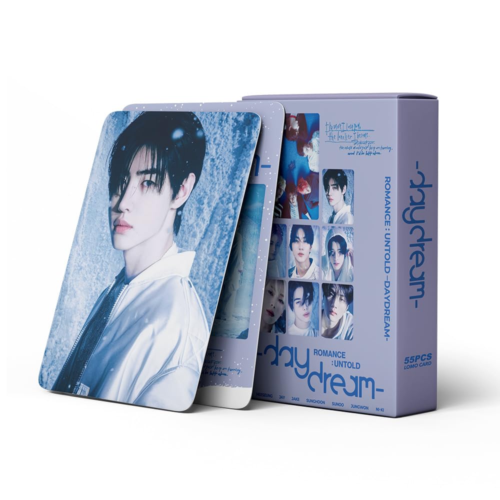 enhypen Photocards, 55 sztuk kart Kpop Enhypen Lomo, nowy album Card, Kpop ENHYPEN karty fotograficzne, must-have dla fanów K-pop (B)