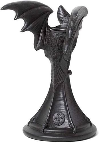 Miniatura 4 de Estatua de murciélago gótico, adorno gótico macabra decorativa, decoración artística para Halloween, amante del gótico, accesorio de decoración del