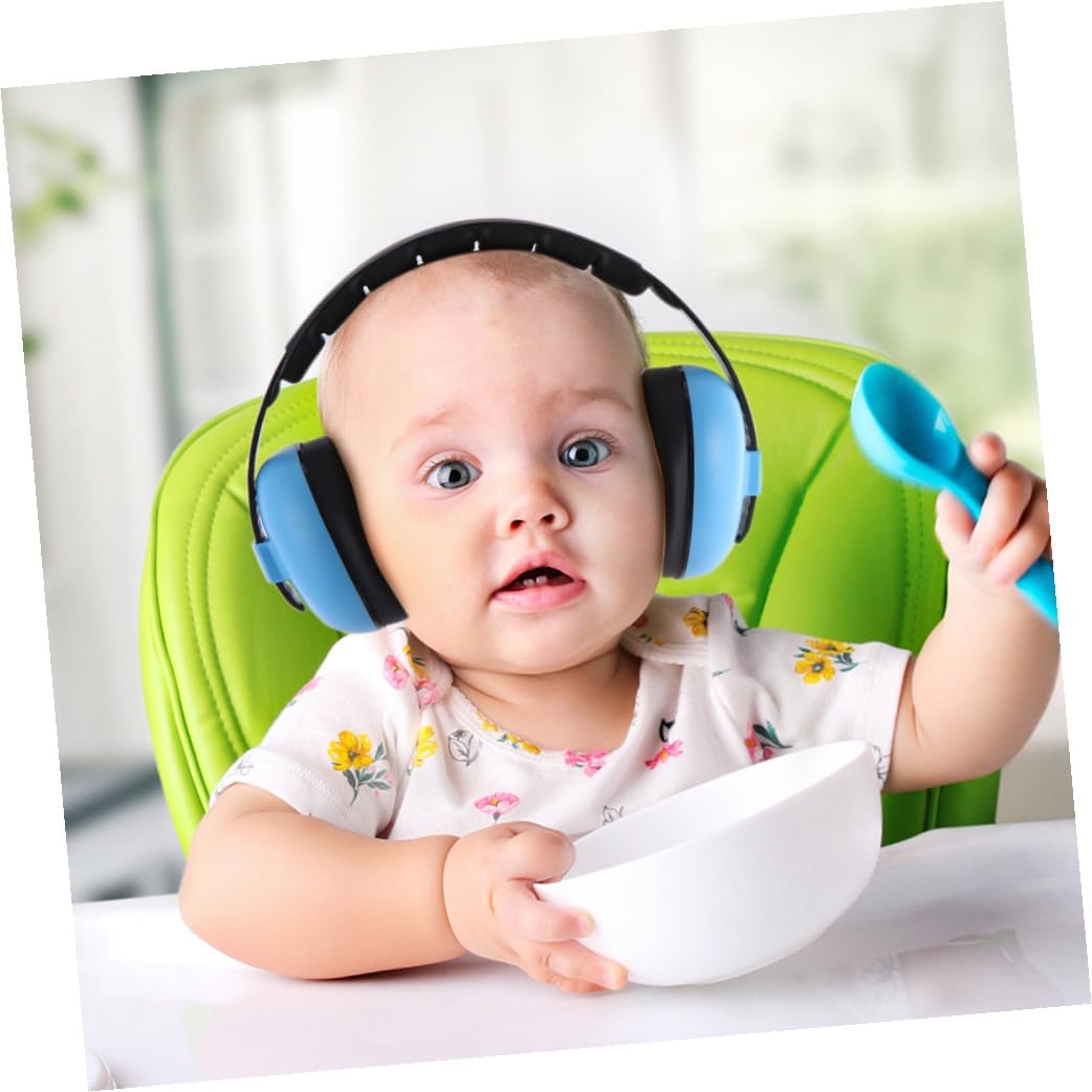 Noise Blocking Earmuffs Hearing Protection Ear Muffs for Newborns Soft Comfortable Noise Reduction Sleep Safety Earmuffs Random Color Random Color