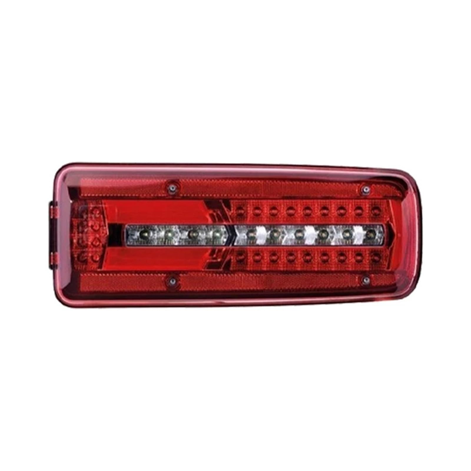 1pcs 24V LED Truck Left Rear Bumper Tail Light Brake Signal Compatible For MAN TGX TGS TGL TGM 81252256563 81252256562 Accessories(Black Red Right)