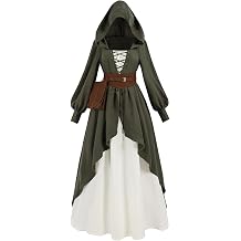 Renaissance Costume Women Green Medieval Dress Ren Faire