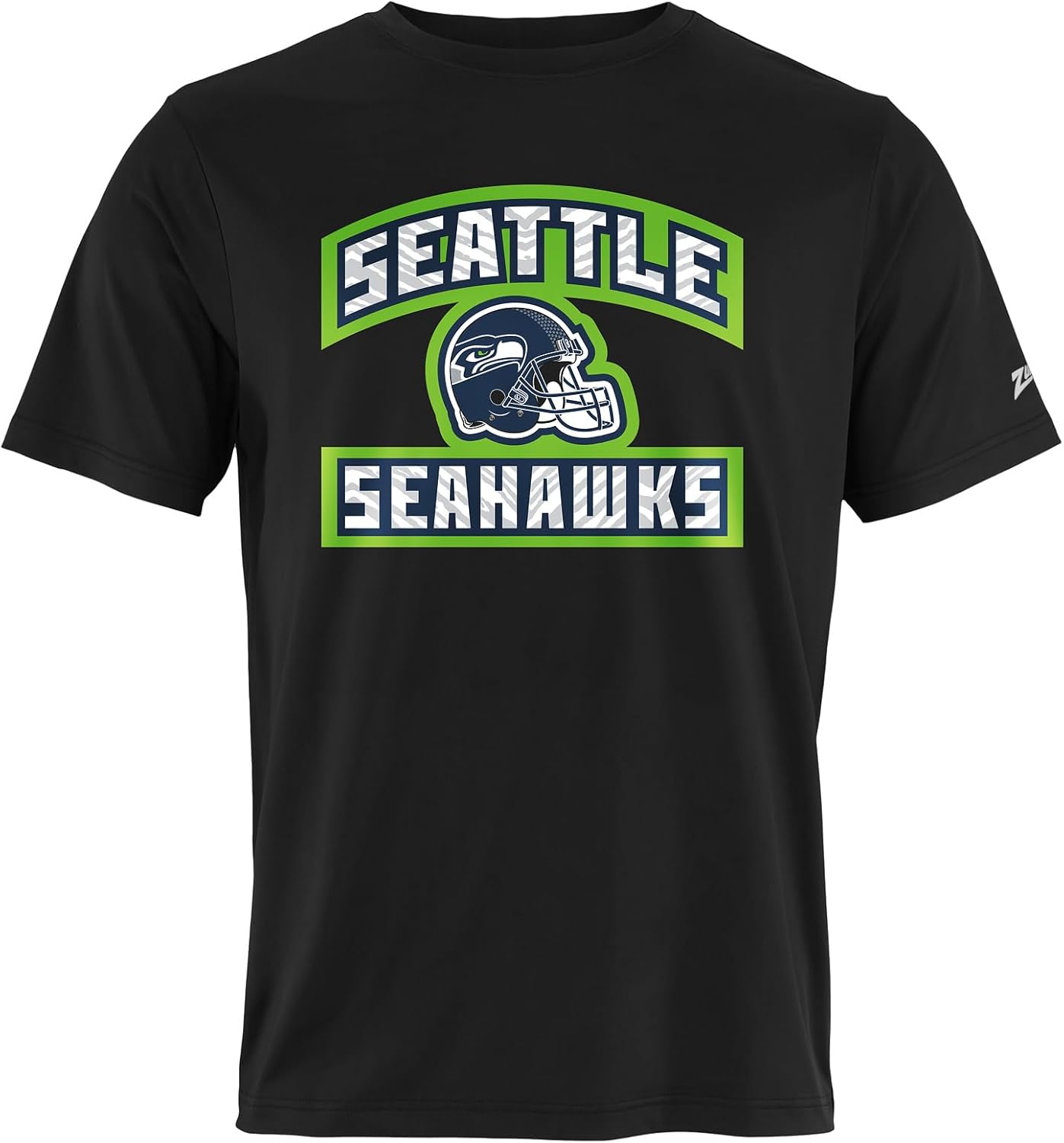 Zubaz NFL Teams Men's Short Sleeve Vibrant Team Colors Graphic T-Shirt (Small - 5XL)