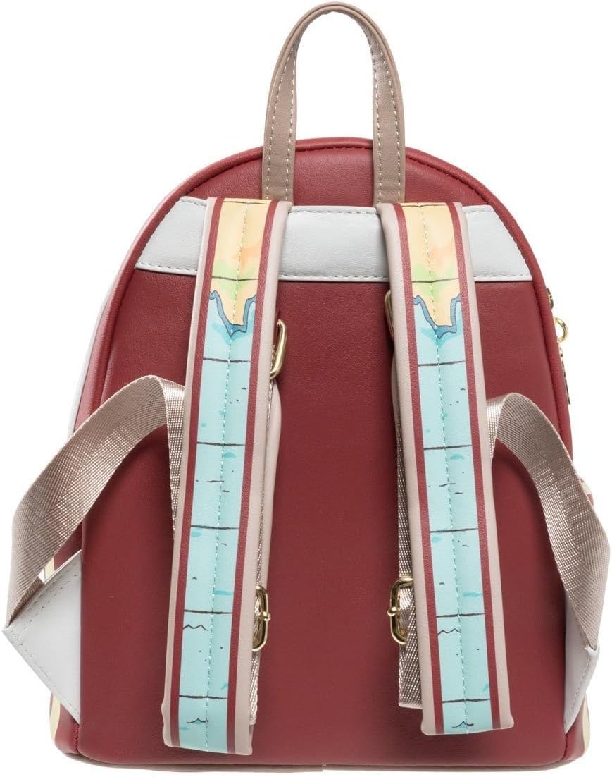 Loungefly Exclusives One Piece Going Merry Ship Mini-Backpack, 10" H x 9" W x 5" D, Faux Leather, Entertainment Earth Exclusive