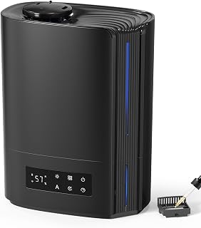 AROEVE 6L Luftbefeuchter Schlafzimmer, 60h Leise Raumbefeuchter 25dB