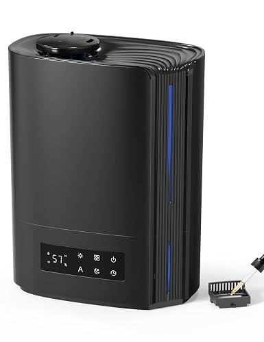 AROEVE 6L Luftbefeuchter Schlafzimmer, 60h Leise Raumbefeuchter 25dB