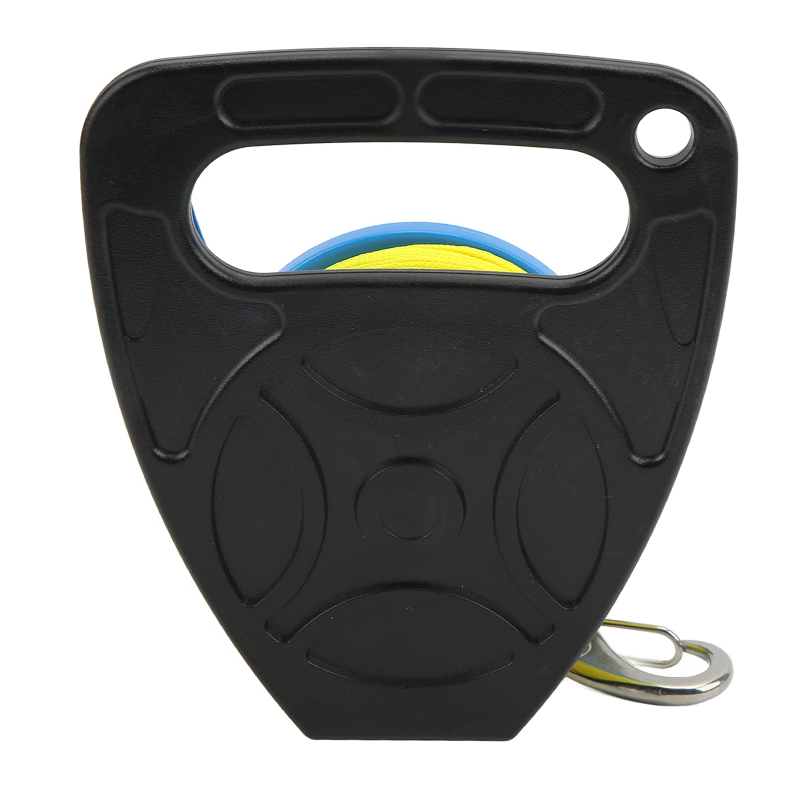 Jiawu Mulinello da Immersione con Filo in Nylon da Clip in Acciaio Inossidabile – Mulinello da Dito con Bobina di Ancoraggio Multiuso per Immersioni in Grotta, Snorkeling e Sport Acquatici