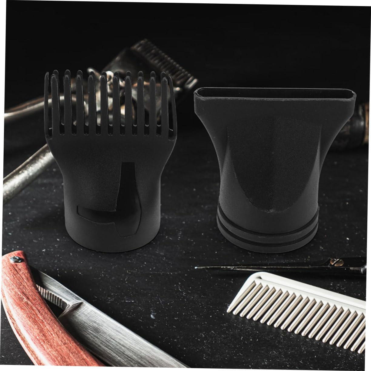 28 Pezzi Ugelli per Asciugacapelli in Plastica Becco Concentratore Stretto e Diffusore Piatto per Asciugatura Rapida Compatibili con Phon per e Domestico Accessori per Styling
