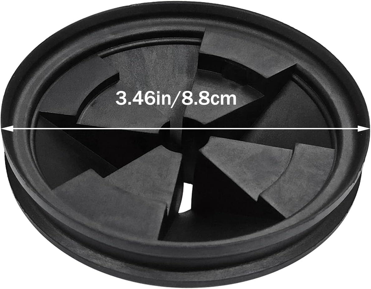 1Pcs Garbage Disposal Splash Guard Collar Sink Baffle, QCB-AM Sink Baffle Quiet Collar, Replacement for Sink Baffle, Removable Splash Guard Garbage Stopper(3-3/8 Inch in Diameter) - Single Bowl Sinks - 