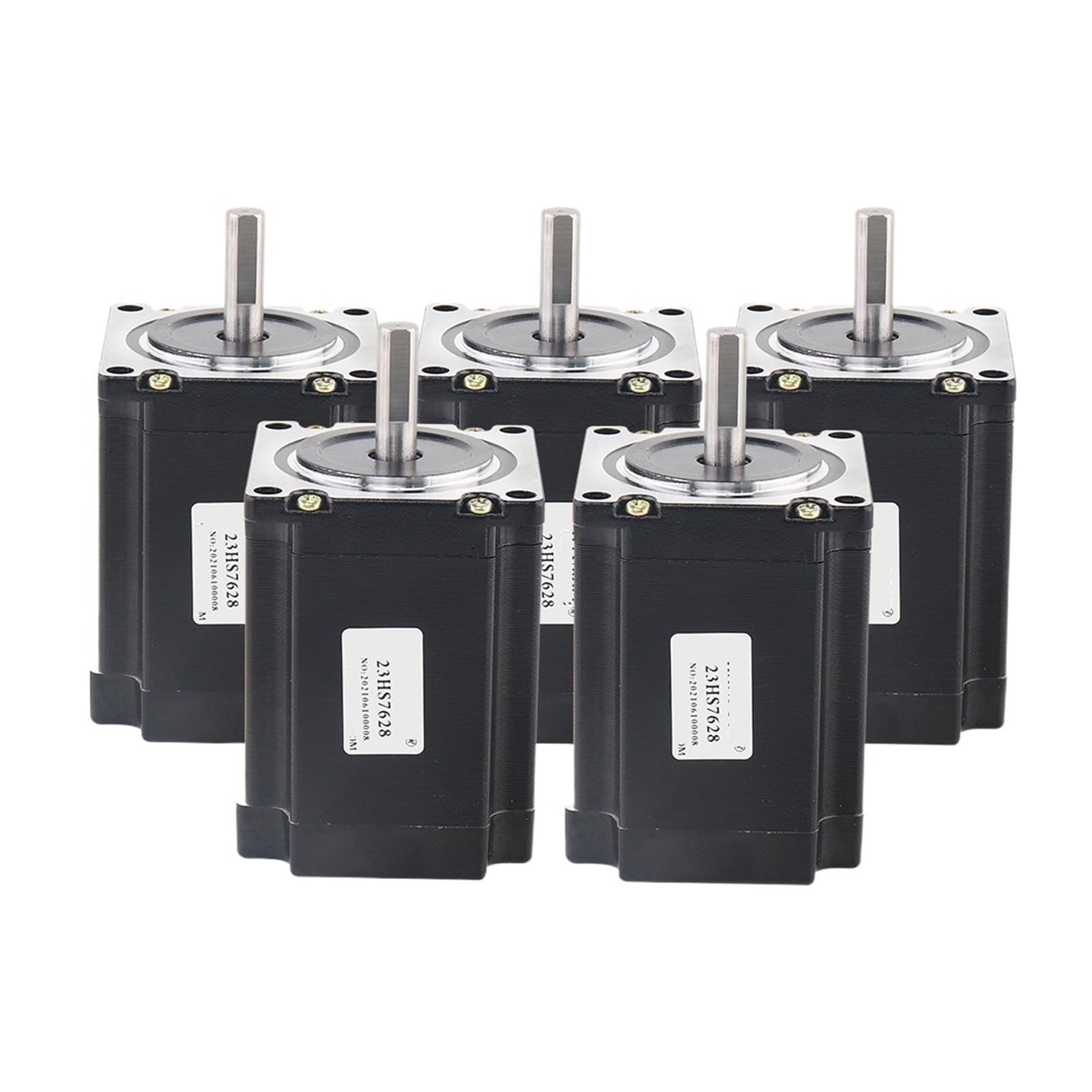 Motor paso a paso Nema 23 23HS7628 de 2 fases y 4 hilos para impresora 3D pack de 5 unidades 7