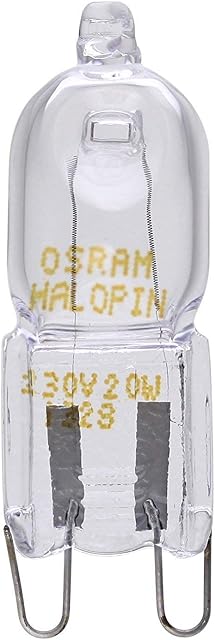 Osram Halopin 66720 Halogen Bulb G9 Pack of 5 20W 230V Clear