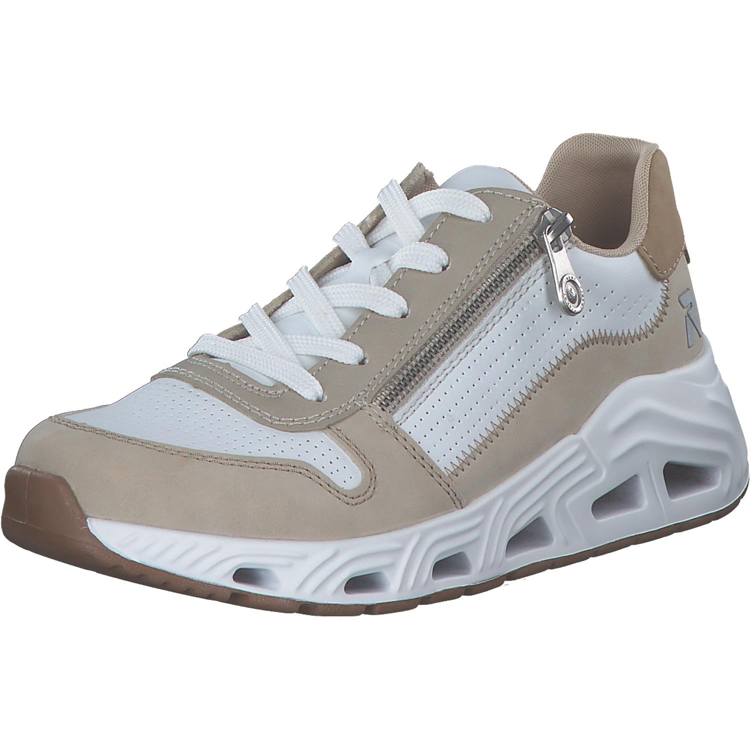 Rieker Damen Sneaker, Weiss, 40 EU